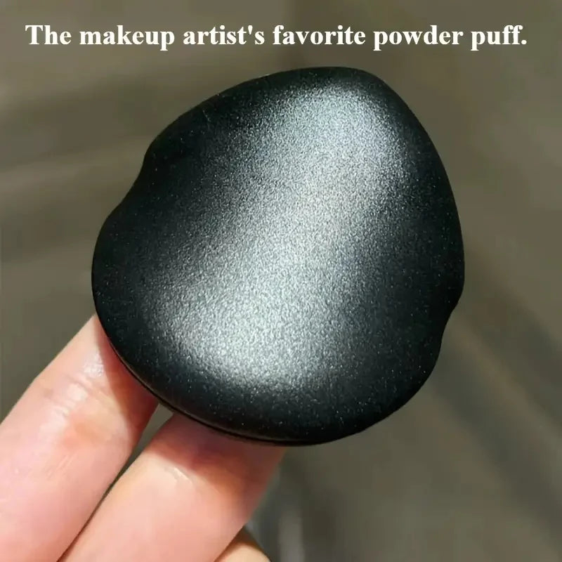 Dual-Sided Leather Makeup Sponge Puff | Dry Wet Air Cushion