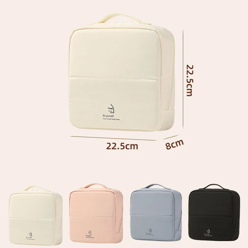 Travel Makeup Organizer Bag – Water-Resistant Cosmetic Pouch