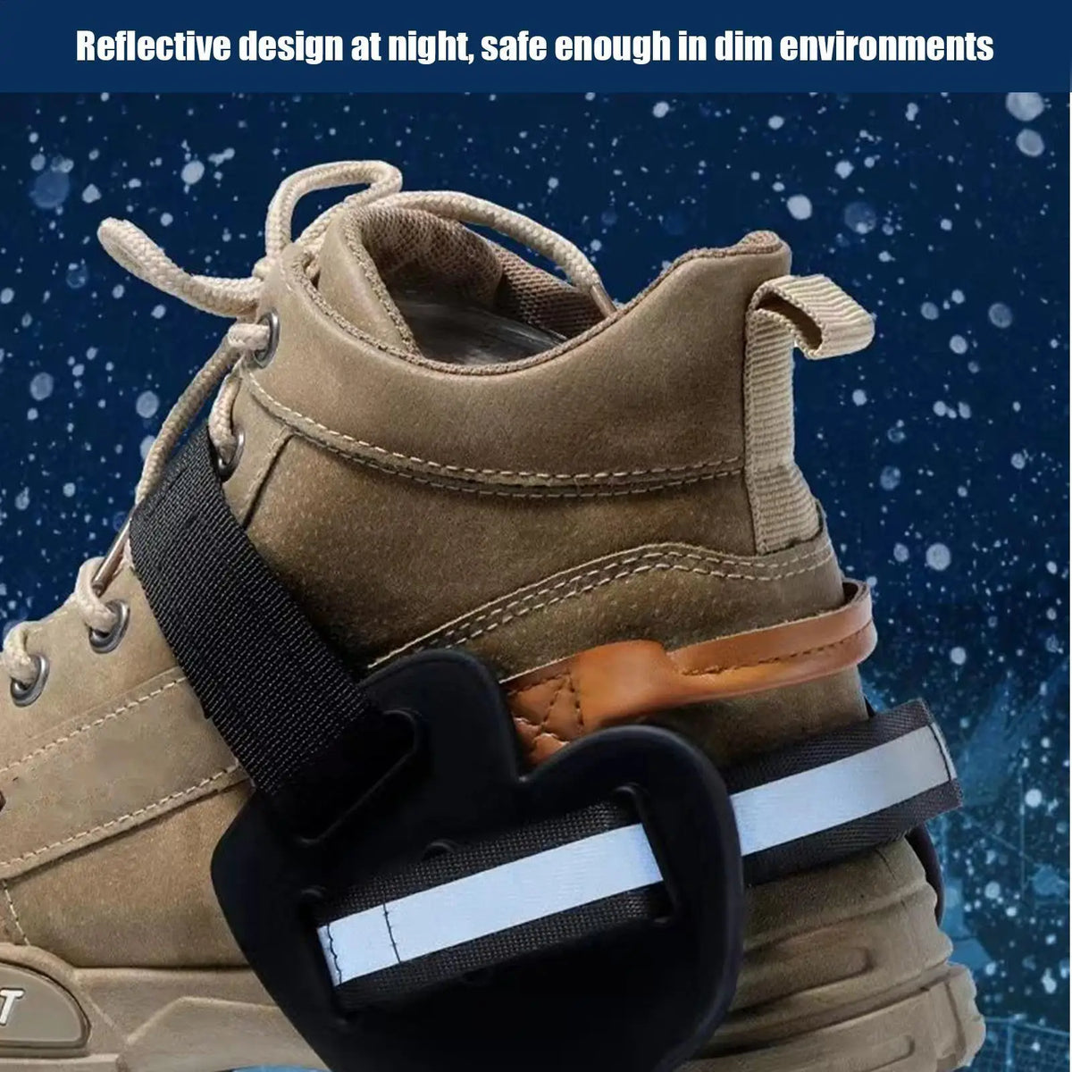 Winter Ice Cleats Anti-Slip Shoe Spikes | 9 Metal Studs