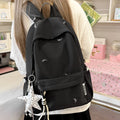 Embroidered Bear Backpack – Large Capacity Lightweight Girls Bag