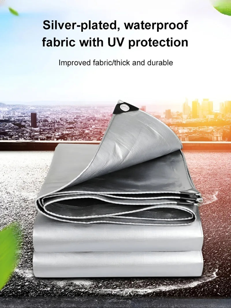 Waterproof PE Tarpaulin – UV & Tear-Resistant Outdoor Canopy