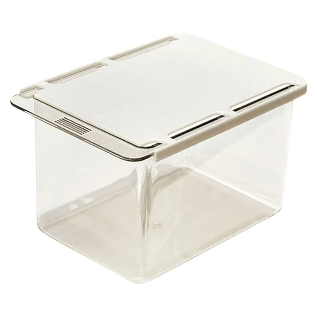 Transparent Pull-Out Bathroom Drawer Makeup Organizer