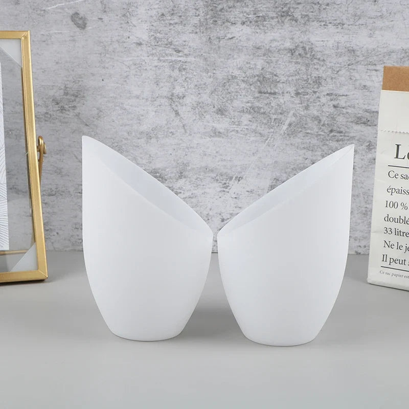 White Plastic Lampshade – Modern Light Cover for Home