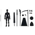 T13 Lucky13 3D Printed Multi-Jointed Robot Action Figure