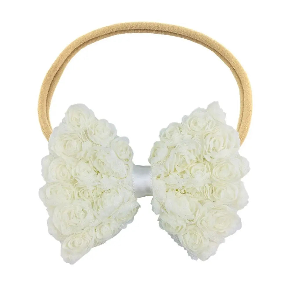 10-Pack Chiffon Rose Flower Headbands – Baby & Toddler Girls