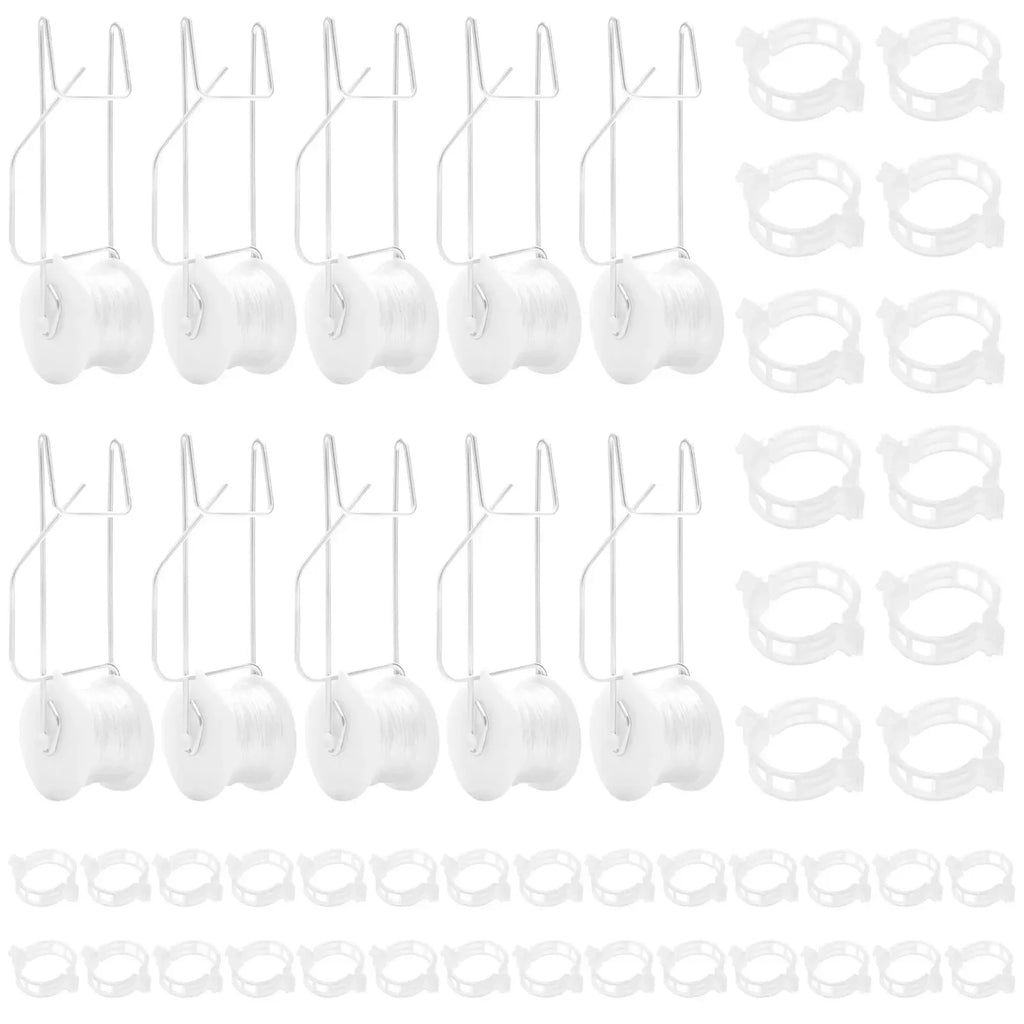 10-Pack Tomato Trellis Roller Hooks – Greenhouse Vine Support