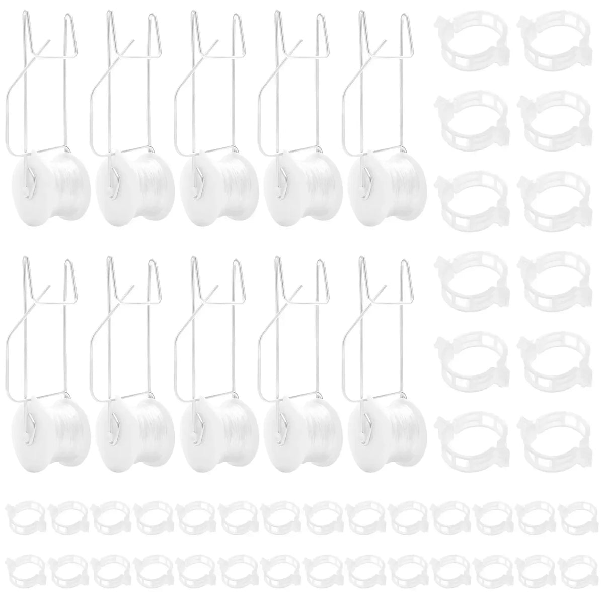 10-Pack Tomato Trellis Roller Hooks – Greenhouse Vine Support
