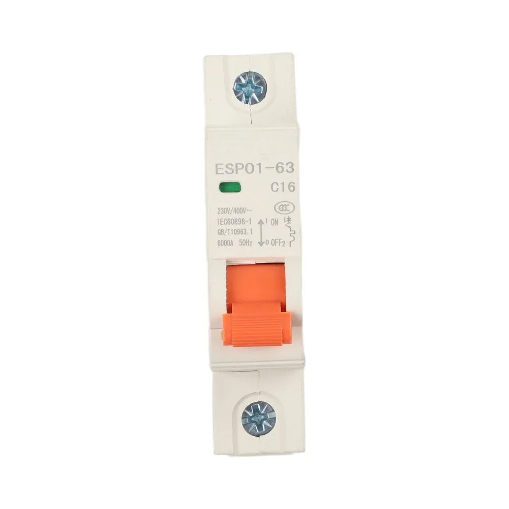 DAZZLEEX 16A DIN Rail Miniature Circuit Breaker 1P Overload