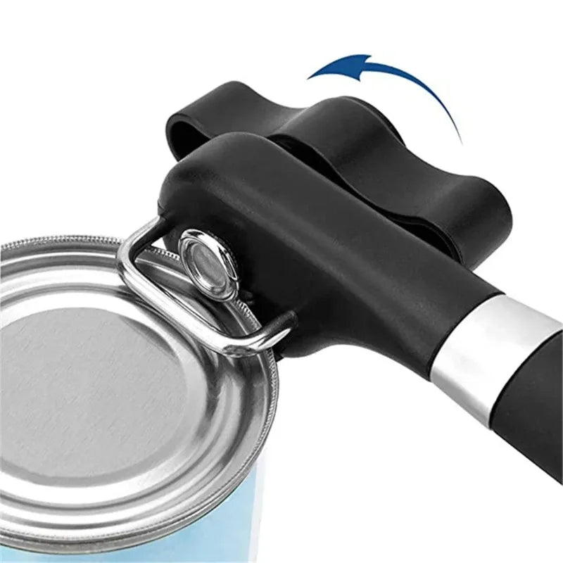 Manual Side-Cut Can Opener – Stainless Steel Kitchen Tool
