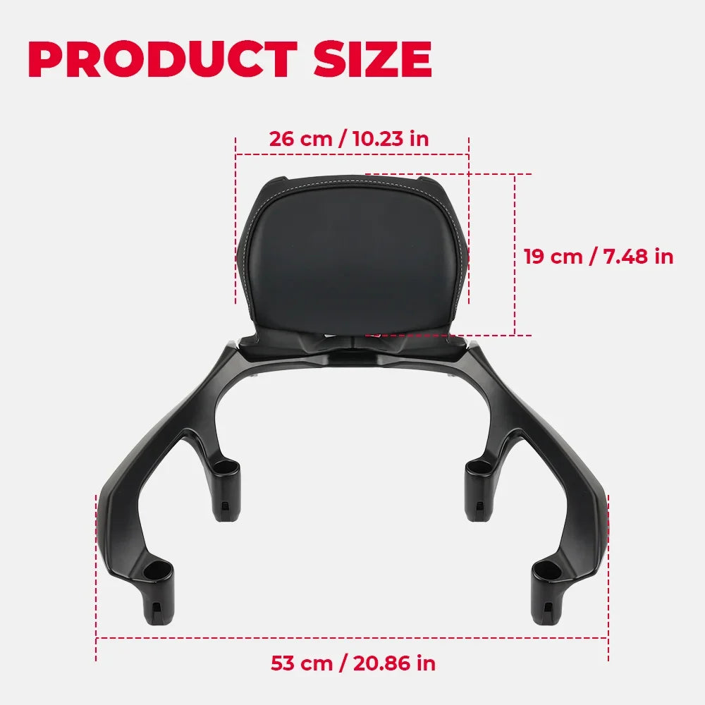 Yamaha TMAX 560 Passenger Backrest Frame 2022–2024
