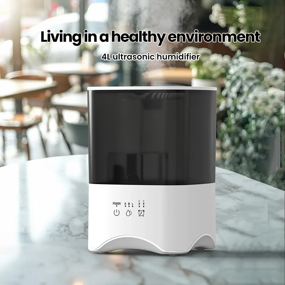 Touch Control Ultrasonic Humidifier & Aroma Diffuser | Quiet