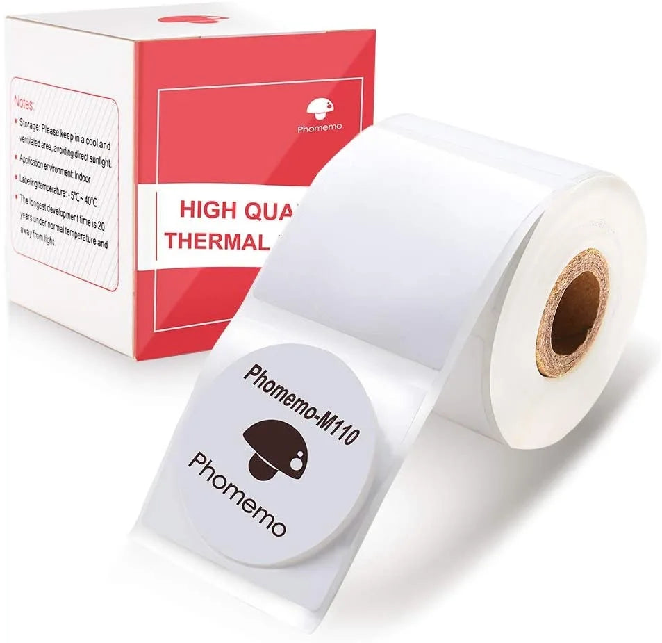 Phomemo M110/M200 Self-Adhesive Thermal Labels 20–50mm