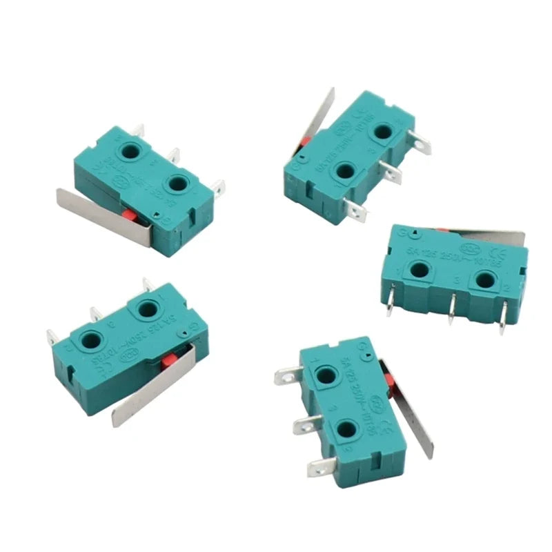 KW4-3Z-3 Micro Limit Switch 3-Pin Dustproof 5-Pack | 3D Printer