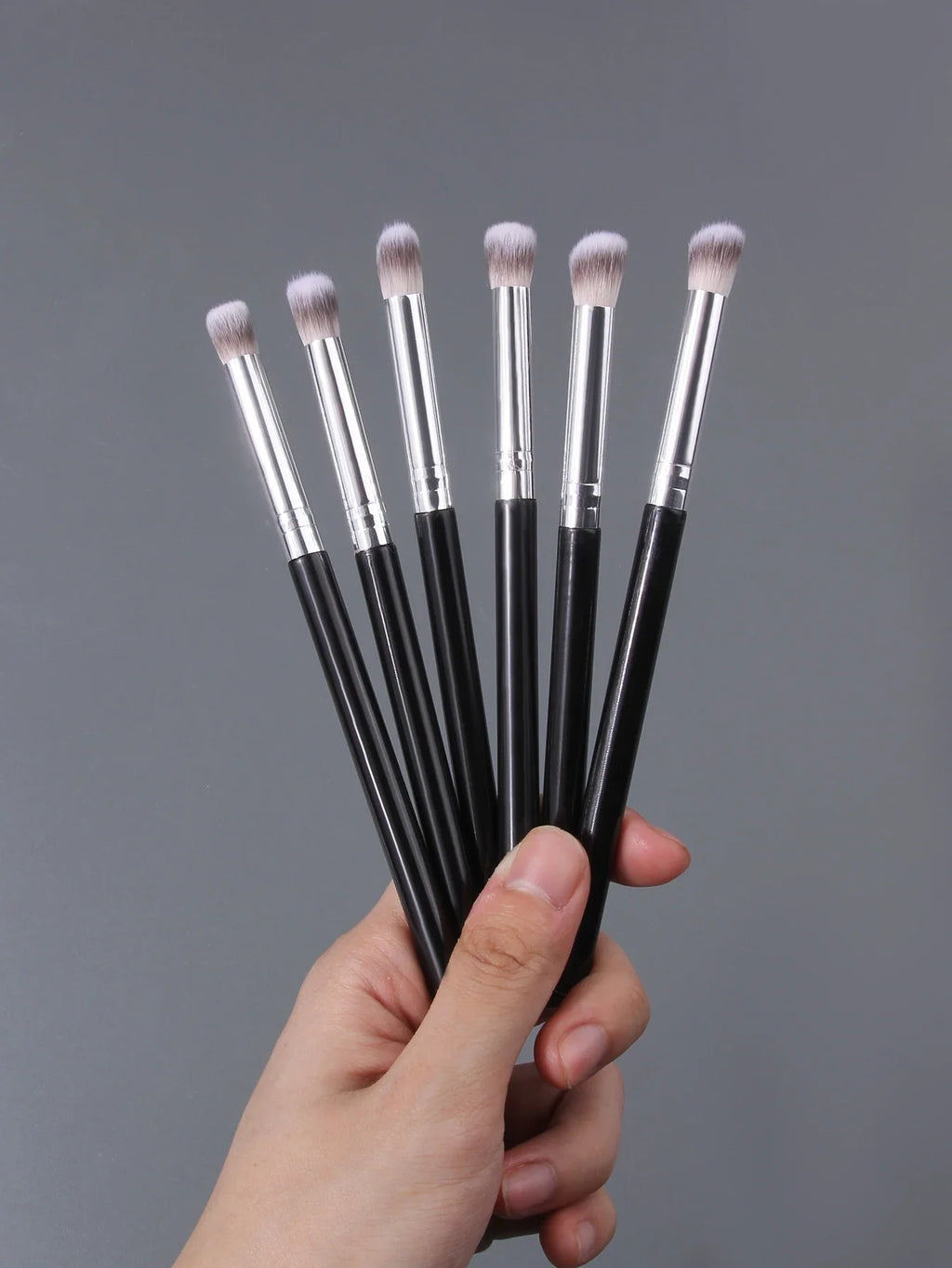 6-Piece Flat Head Precision Concealer Brush Set | Wool Fiber