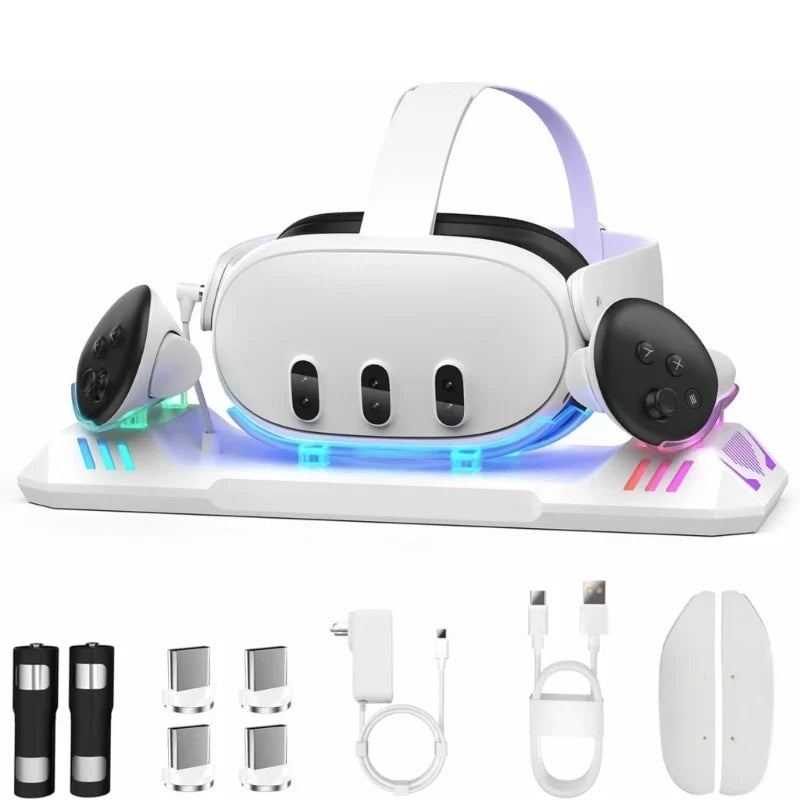 VR Controller Charging Station for 3/3S Headsets | Fast Charge
