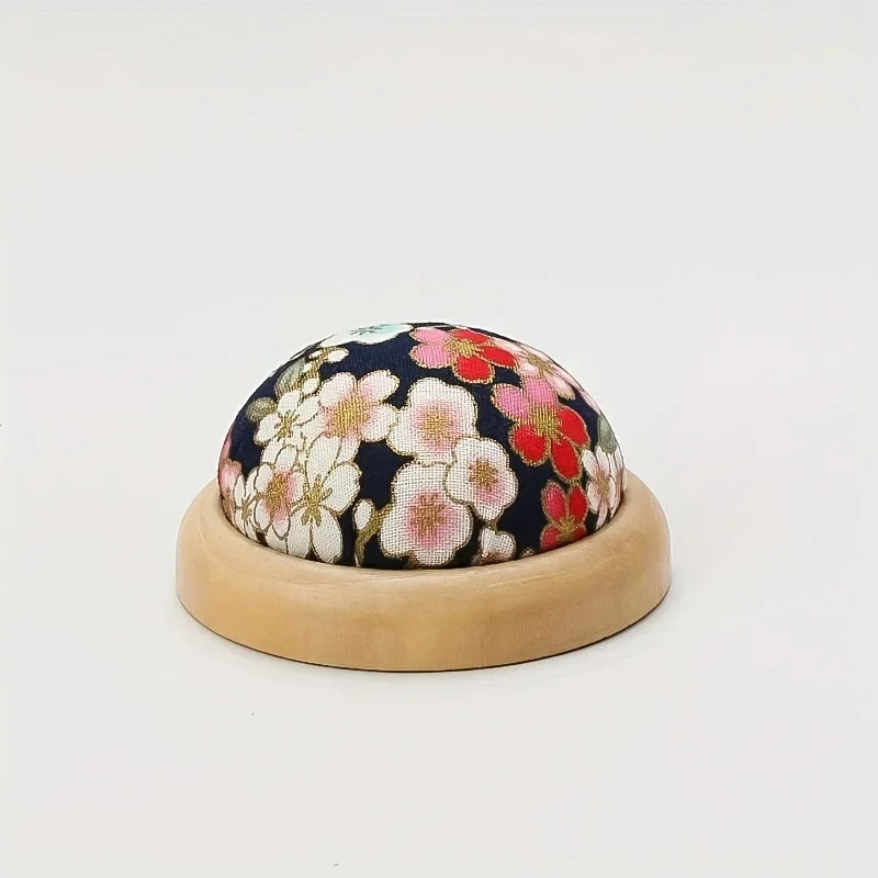 Wooden Base Pincushion – DIY Sewing Needle Storage Holder