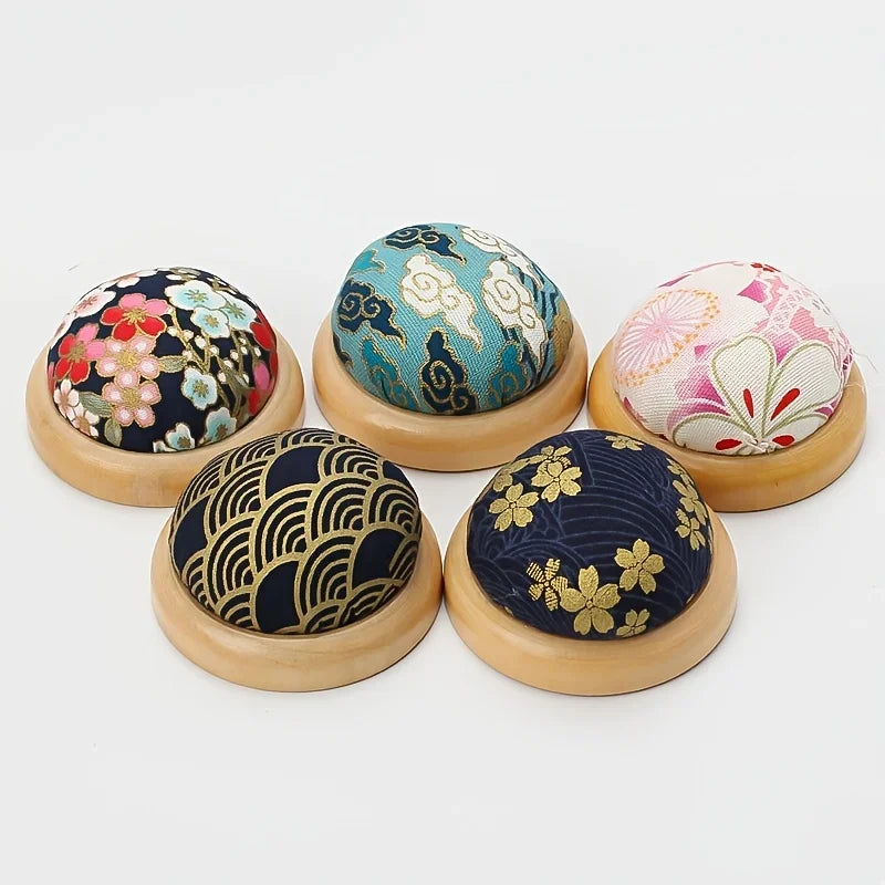 Wooden Base Pincushion – DIY Sewing Needle Storage Holder