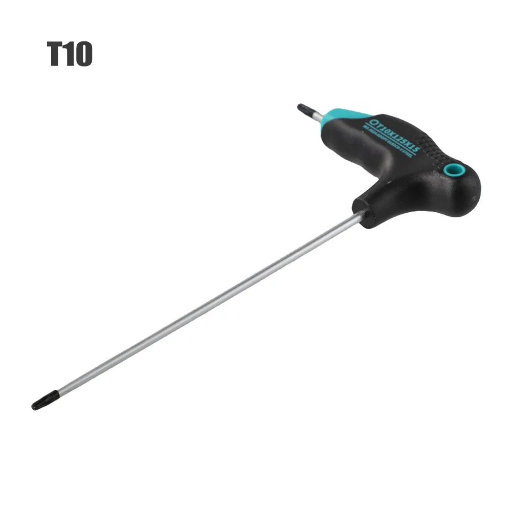 DAZZLEEX T-Handle Torx Screwdriver Double-End Key Set T6–T30