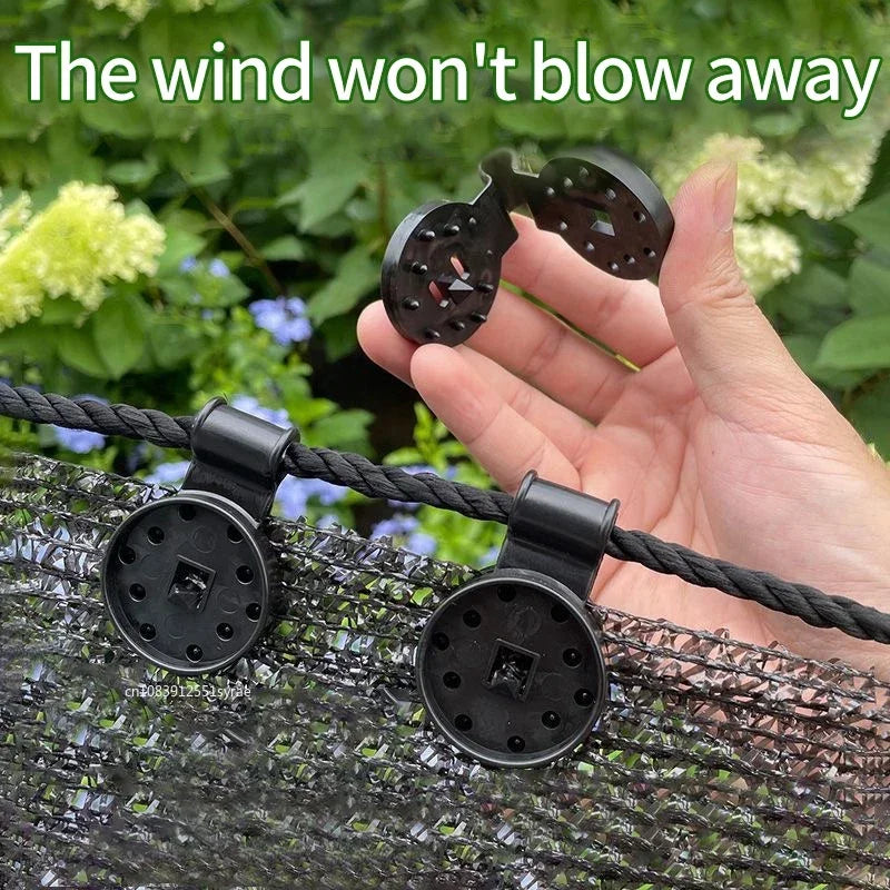 50/100Pcs Greenhouse Shade Cloth Lock Clips – Garden Net Clamps