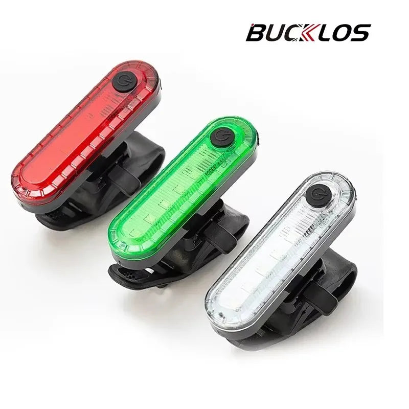 BUCKLOS Rechargeable LED Bike Tail Light | Waterproof MTB