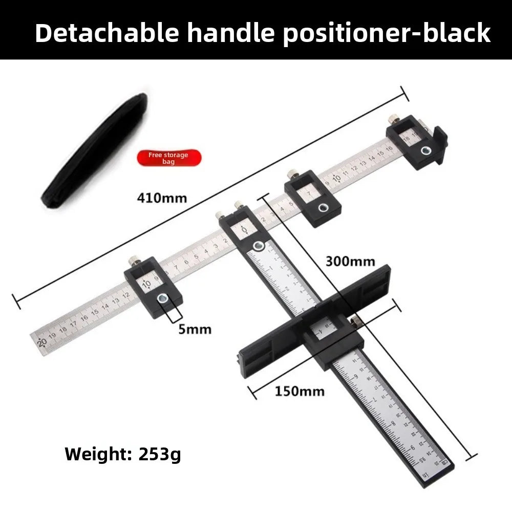 Adjustable Cabinet Hardware Jig – Dowelling & Drill Guide Tool