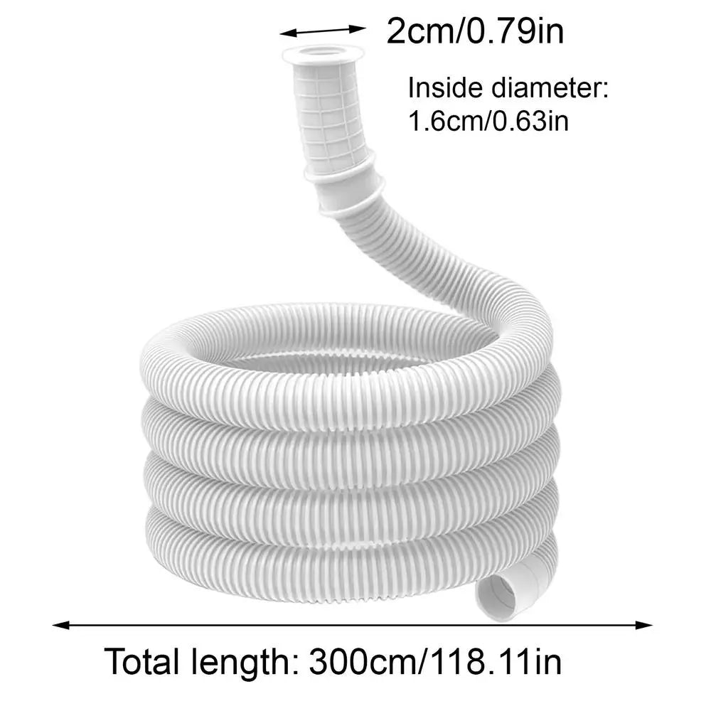 Universal AC Drain Hose 16mm Leakproof with Connecting Clip