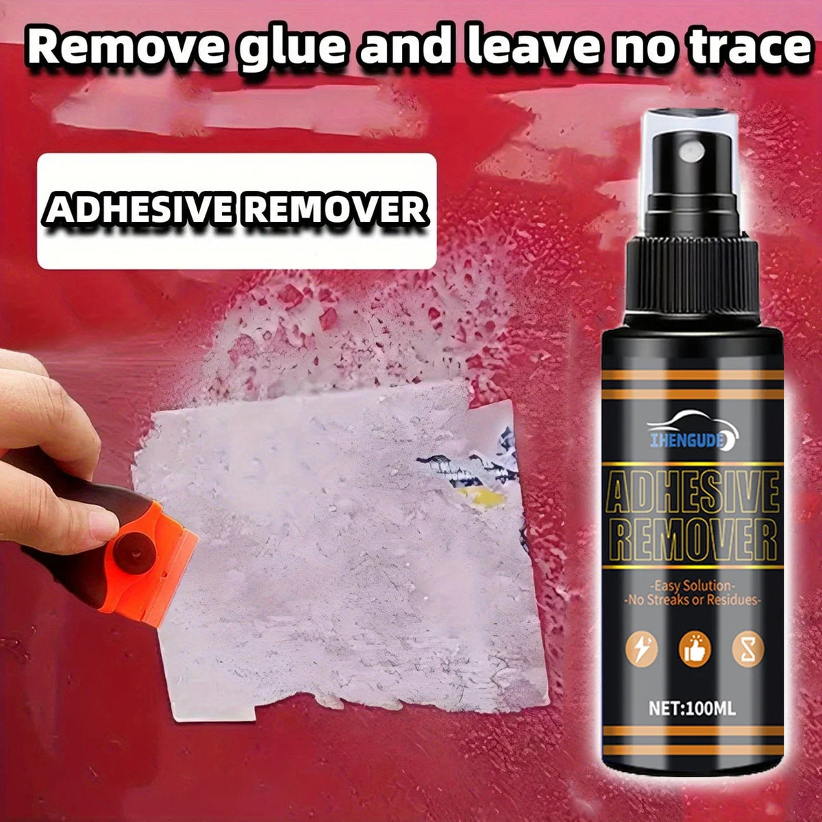 Multi-Purpose Adhesive Remover Spray – Labels, Stickers & Tape