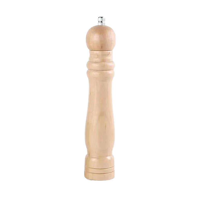 Wooden Pepper & Salt Grinder Mill – Ceramic Core, 3 Sizes