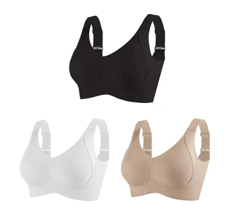 Women's Wireless Minimizer Bra – Seamless Full Coverage