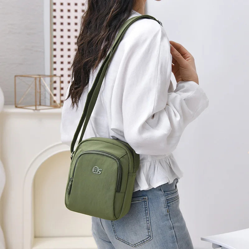 Nixie Women's Mini Crossbody Bag – Lightweight Oxford Canvas