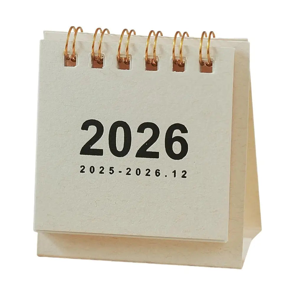 2026 Mini Desk Calendar – Monthly Planner & Scheduler