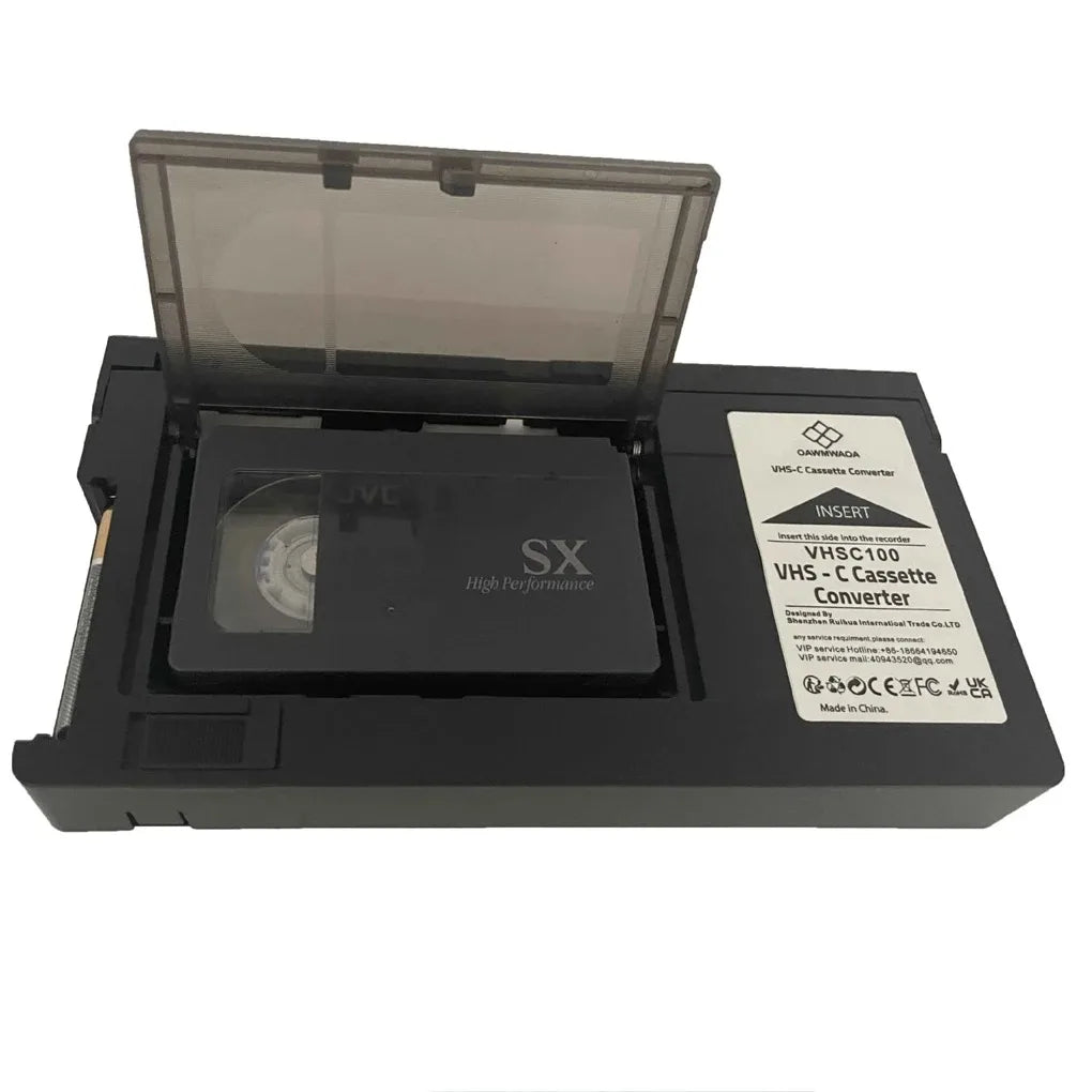 VHS to VHSC Converter Box | Analog Video Conversion Adapter