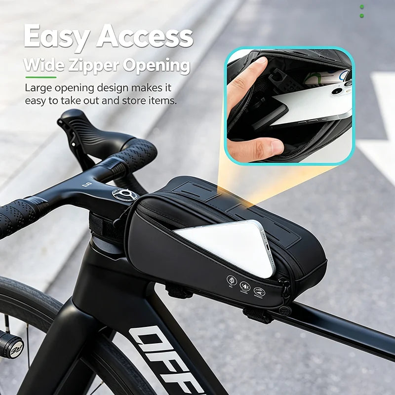 OFFBONDAGE Ultralight Bike Top Tube Frame Bag | MTB Cycling