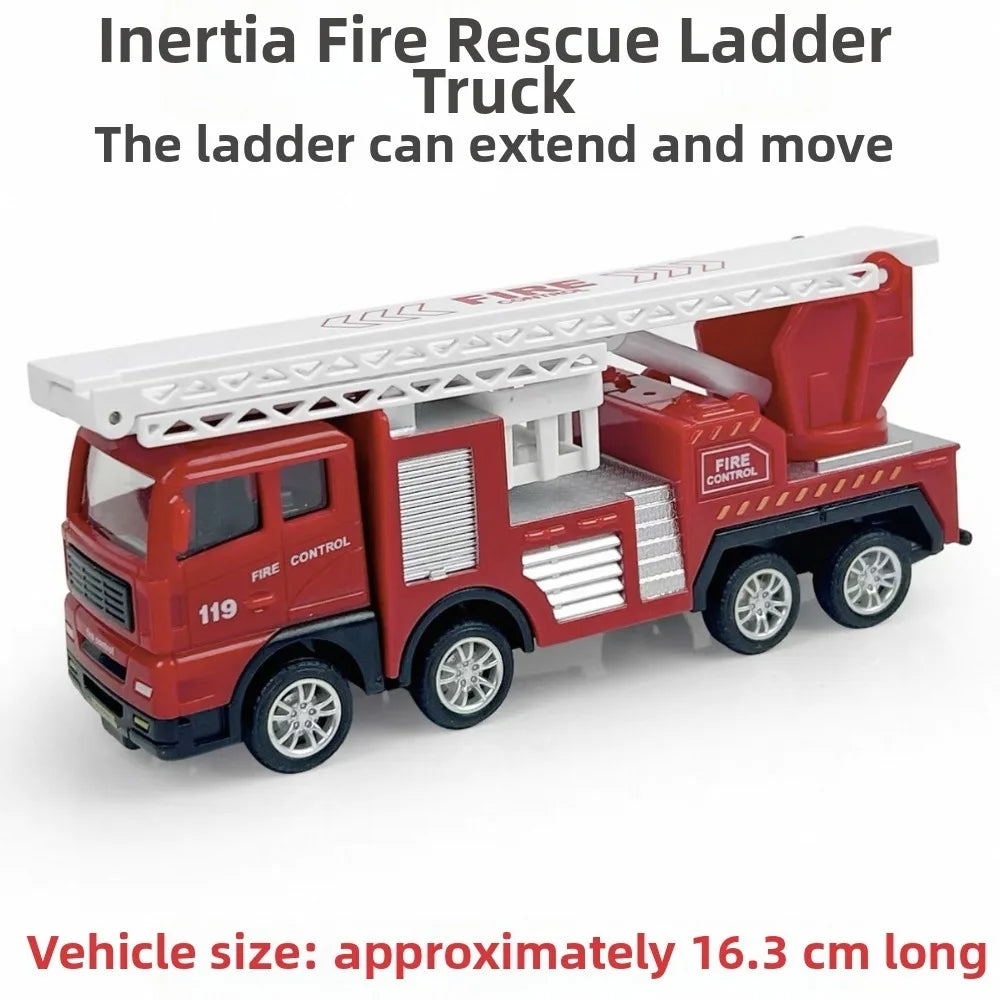 Kids Engineering Vehicle Toy Set – Excavator, Crane & Truck