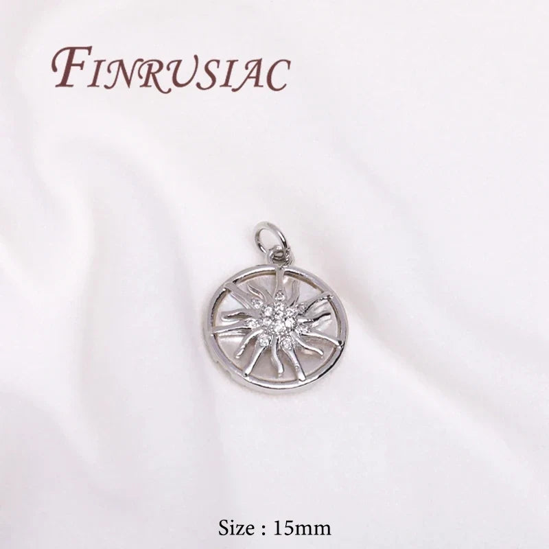 18K Gold Plated Shell Charms – DIY Necklace Pendant Findings