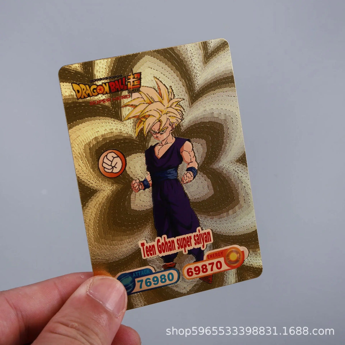 Dragon Ball Gold Foil Collection Cards – 55-Card Goku Super Saiyan