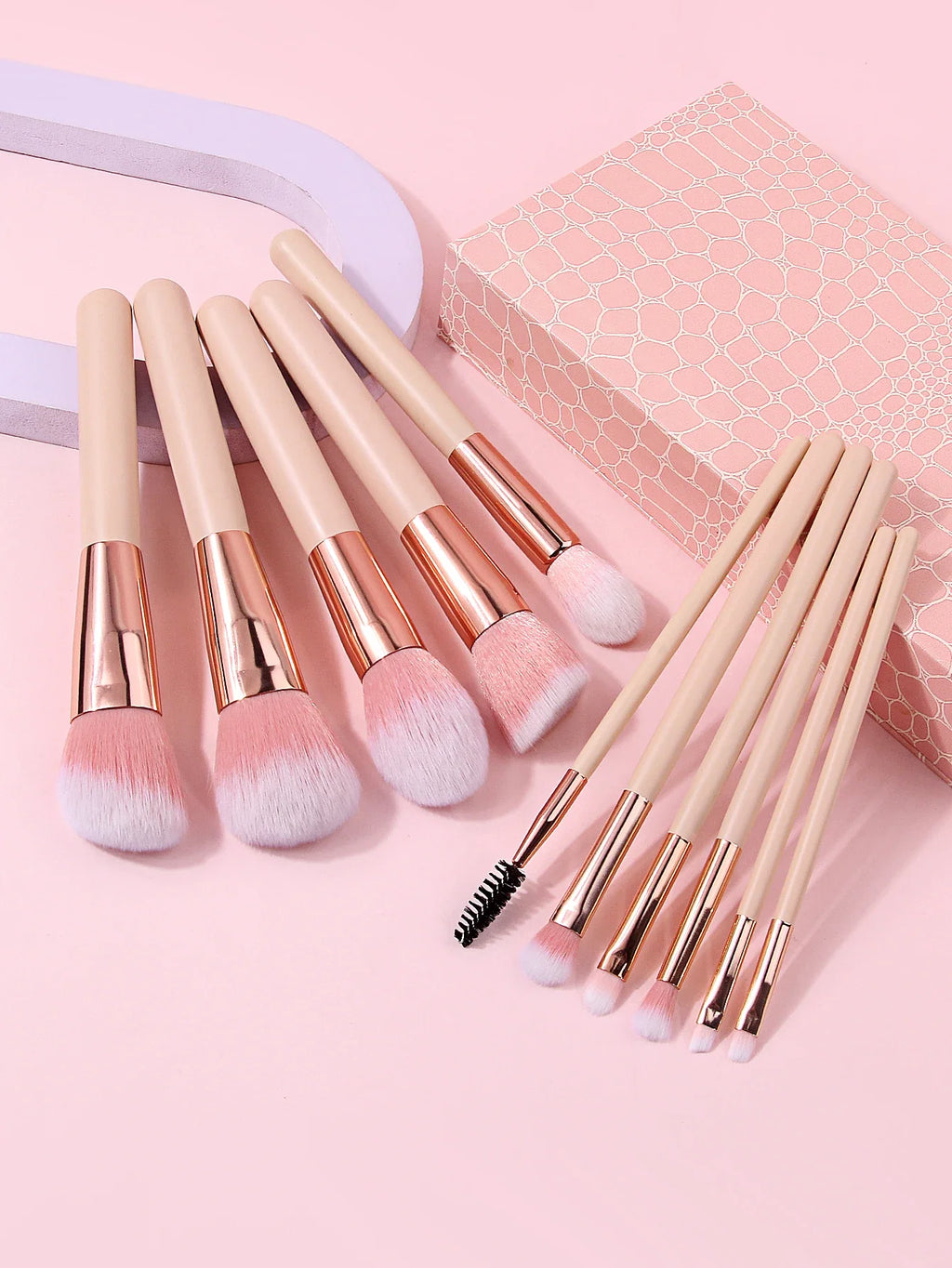 12-Piece Makeup Brush Set with Gift Box | Beginner & Travel