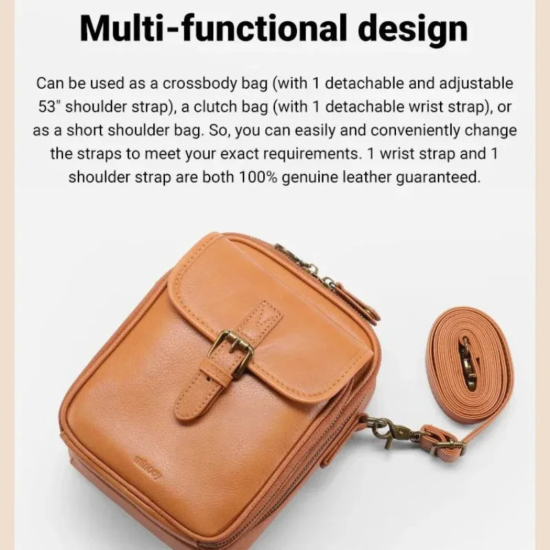 Women's Retro Crossbody Bag – Large Capacity Shoulder Bag