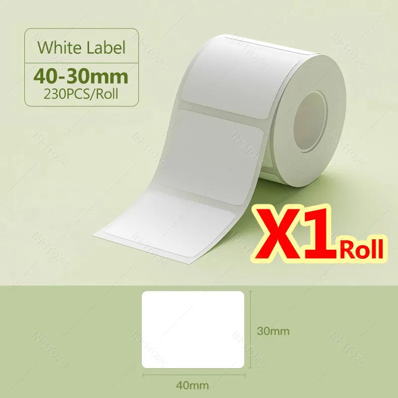 NiiMBOT Waterproof Label Paper for B1 B21 B3S Mini Printers