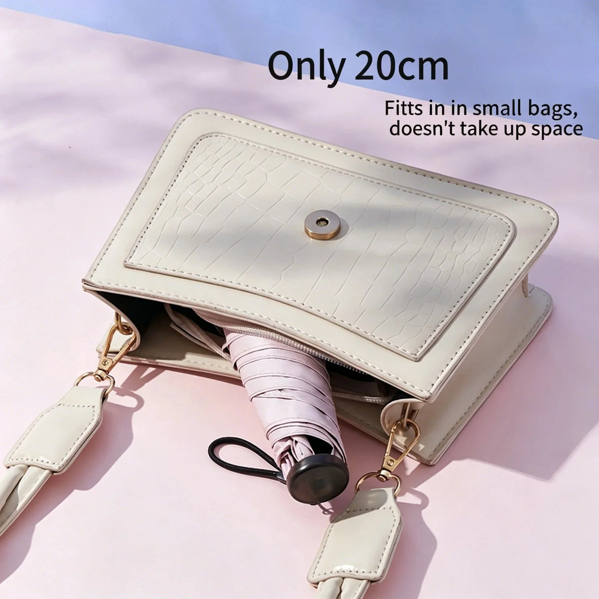 Ultra-Light UV Protection 3-Fold Sun & Rain Umbrella | 125g