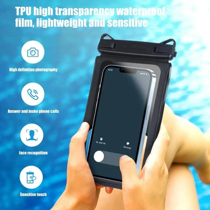 Waterproof Phone Dry Bag – Double Compartment & Lanyard