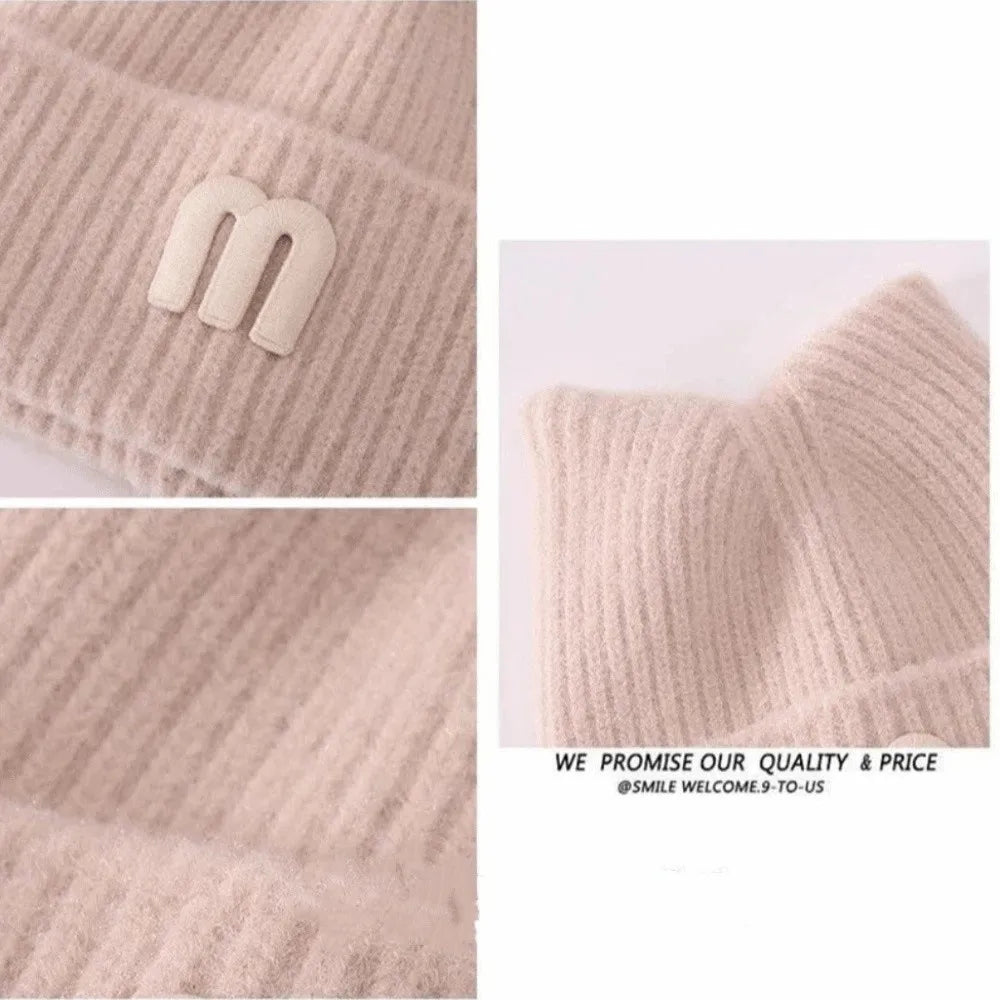 Toddler Knit Beanie Hat – Ear Protection Winter Cap Ages 1–3