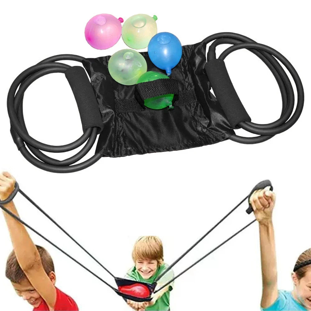 Water Balloon Slingshot Launcher – Long Range 3-Person Team
