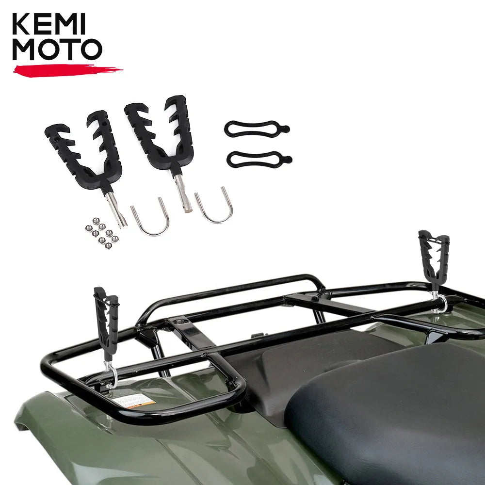 KEMIMOTO ATV UTV Handlebar Gun & Bow Rack Holder – Pair