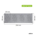 Leaf & Lace Silicone Fondant Molds for Cake Decorating