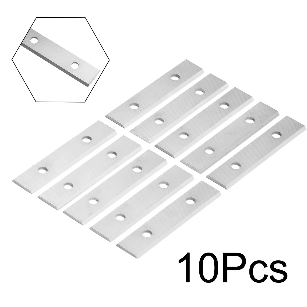 DAZZLEEX 10pc Carbide Scraper Blades 60x12x1.5mm