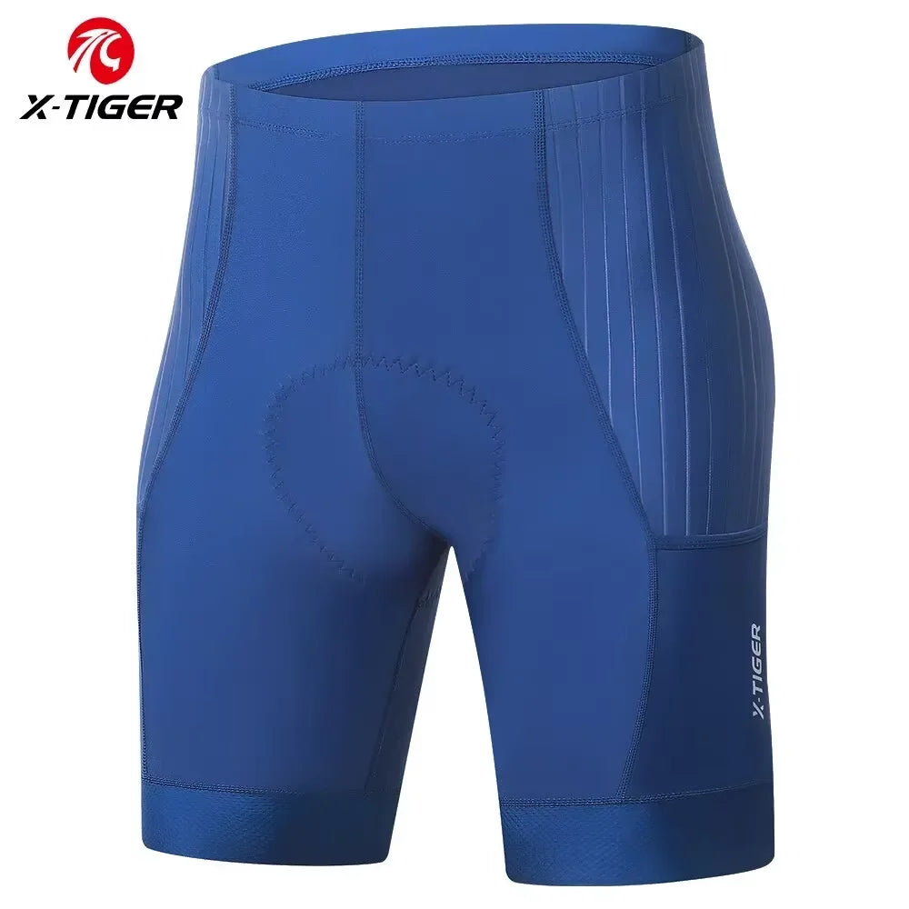 X-TIGER Men's Cushioned Cycling Shorts – MTB & Road Bike