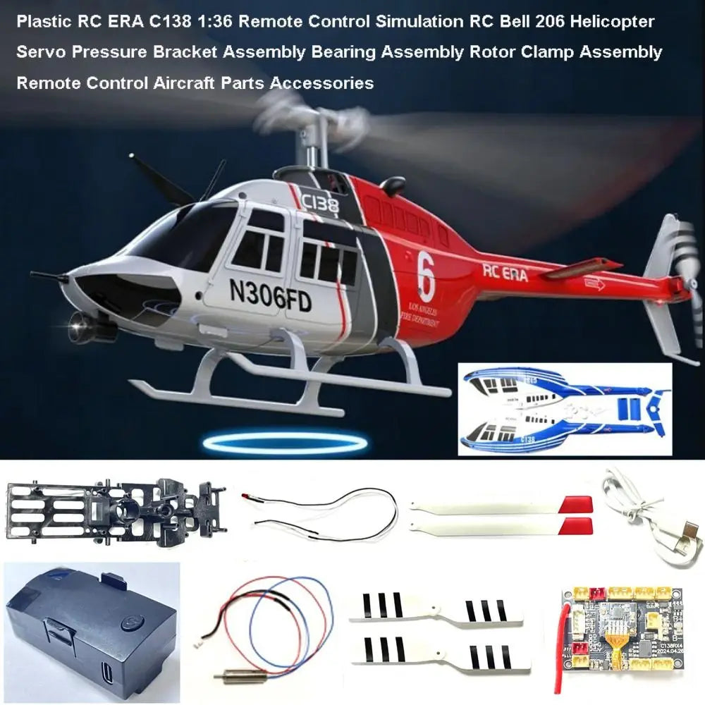 ERA C138 1:36 RC Bell 206 Helicopter Parts & Accessories