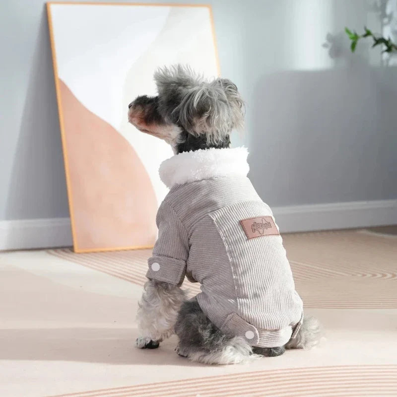 Fleece Warm Dog Jacket Coat for Small & Medium Dogs & Cats