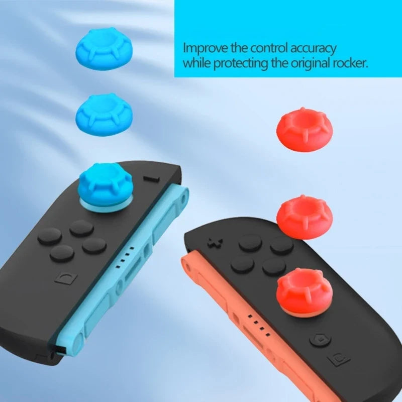 Silicone Thumb Grip Joystick Covers – Anti-Slip Controller Caps